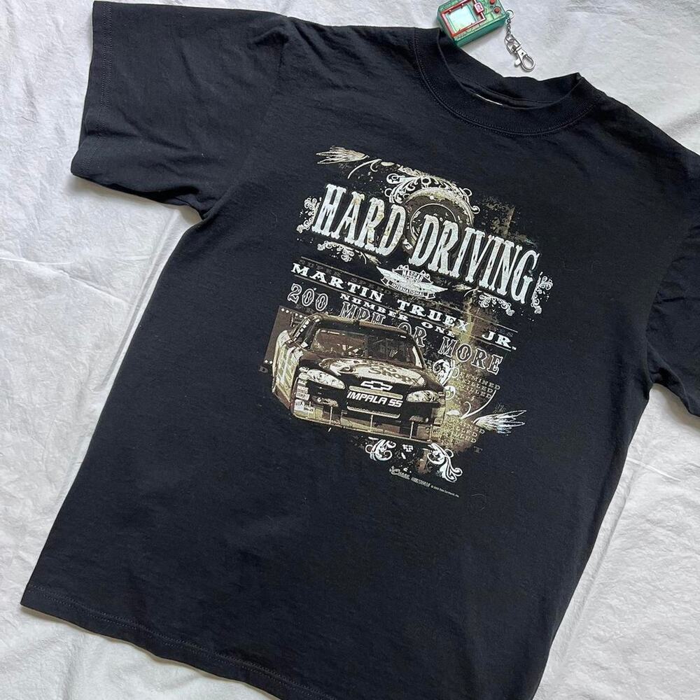 NASCAR 00’s Martin Truex Jr T-Shirt - M - Black - Bass Pro Sponsorship